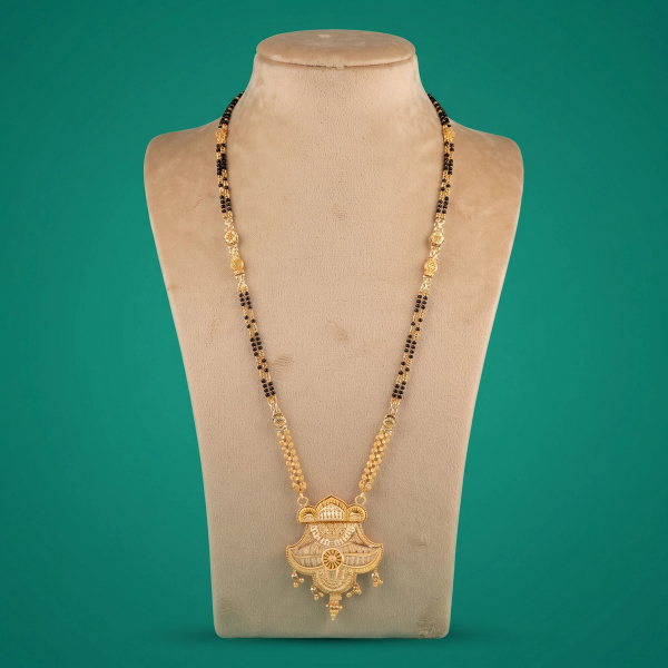 Long Black Bead Mangalsutra