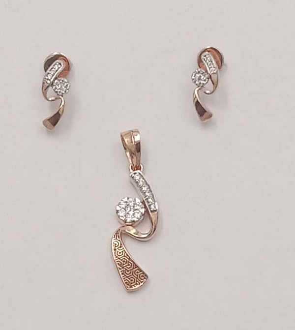 Rose Gold Pendant Set 