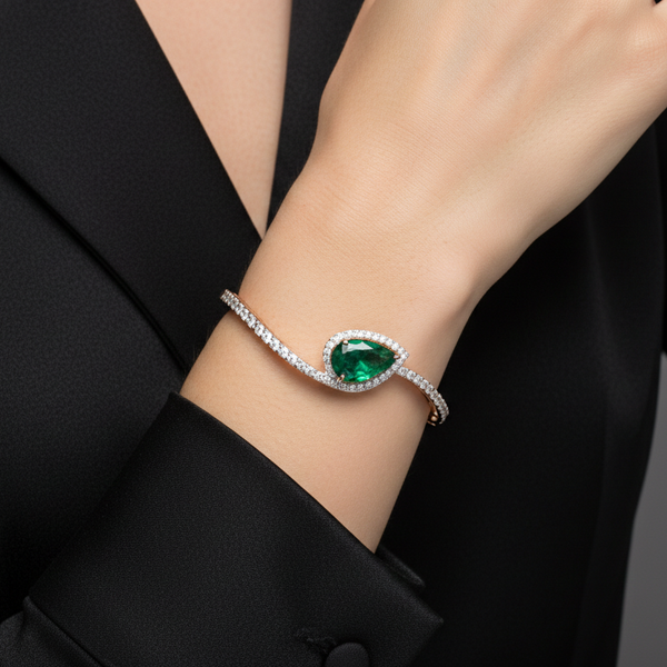 Gold D Bracelet