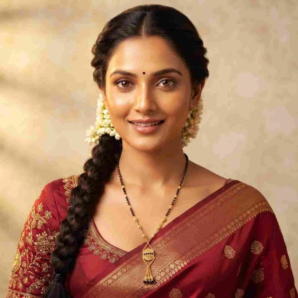 Short Black Bead Mangalsutra