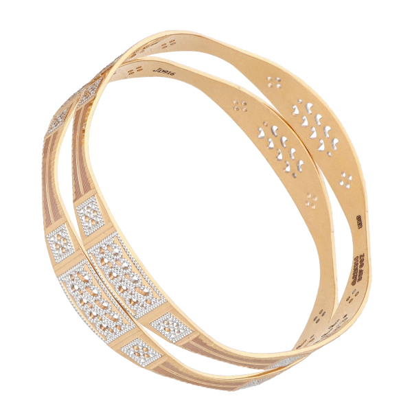 Rodium Gold Bangle