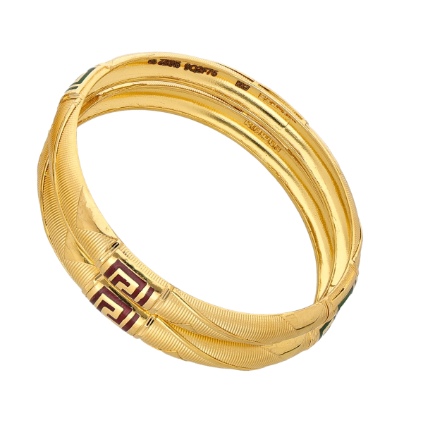 Meena Gold Bangle