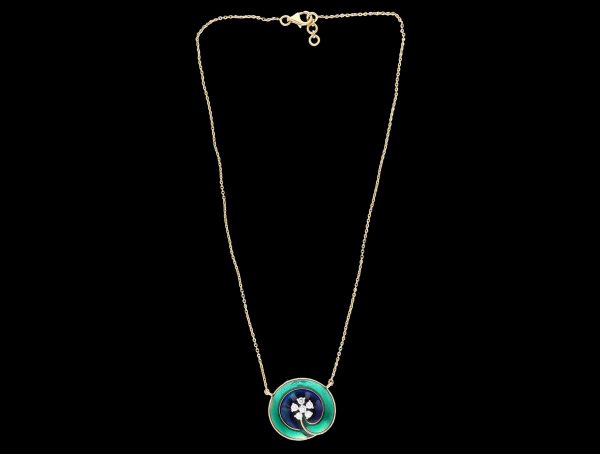 Gold D Pendant