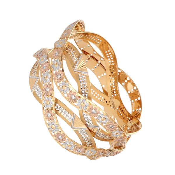 Machine Made Gold bangle 
