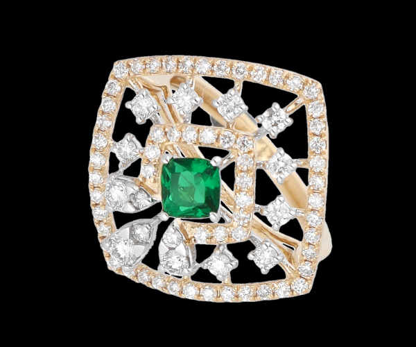 Gold D Ring