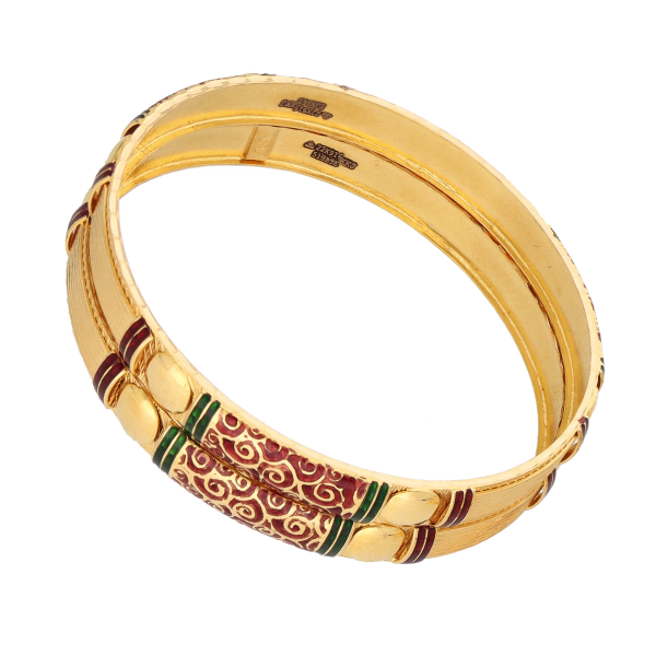 Meena Gold Bangle