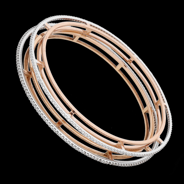 Gold D Bangle
