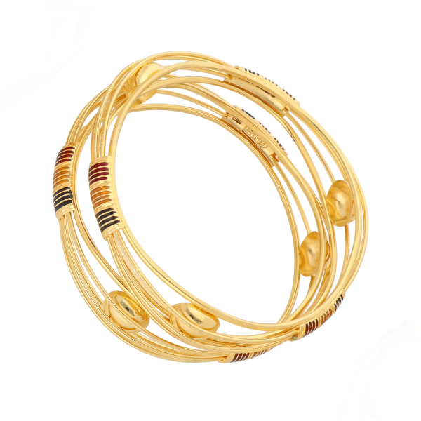 Meena Gold Bangle