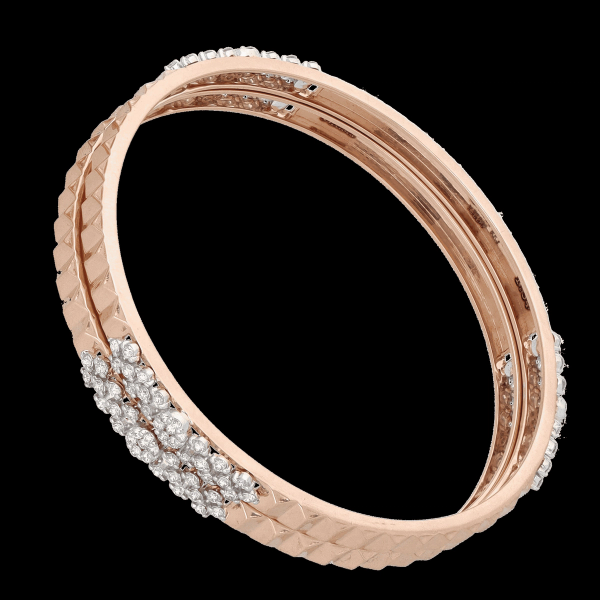 Gold D Bangle
