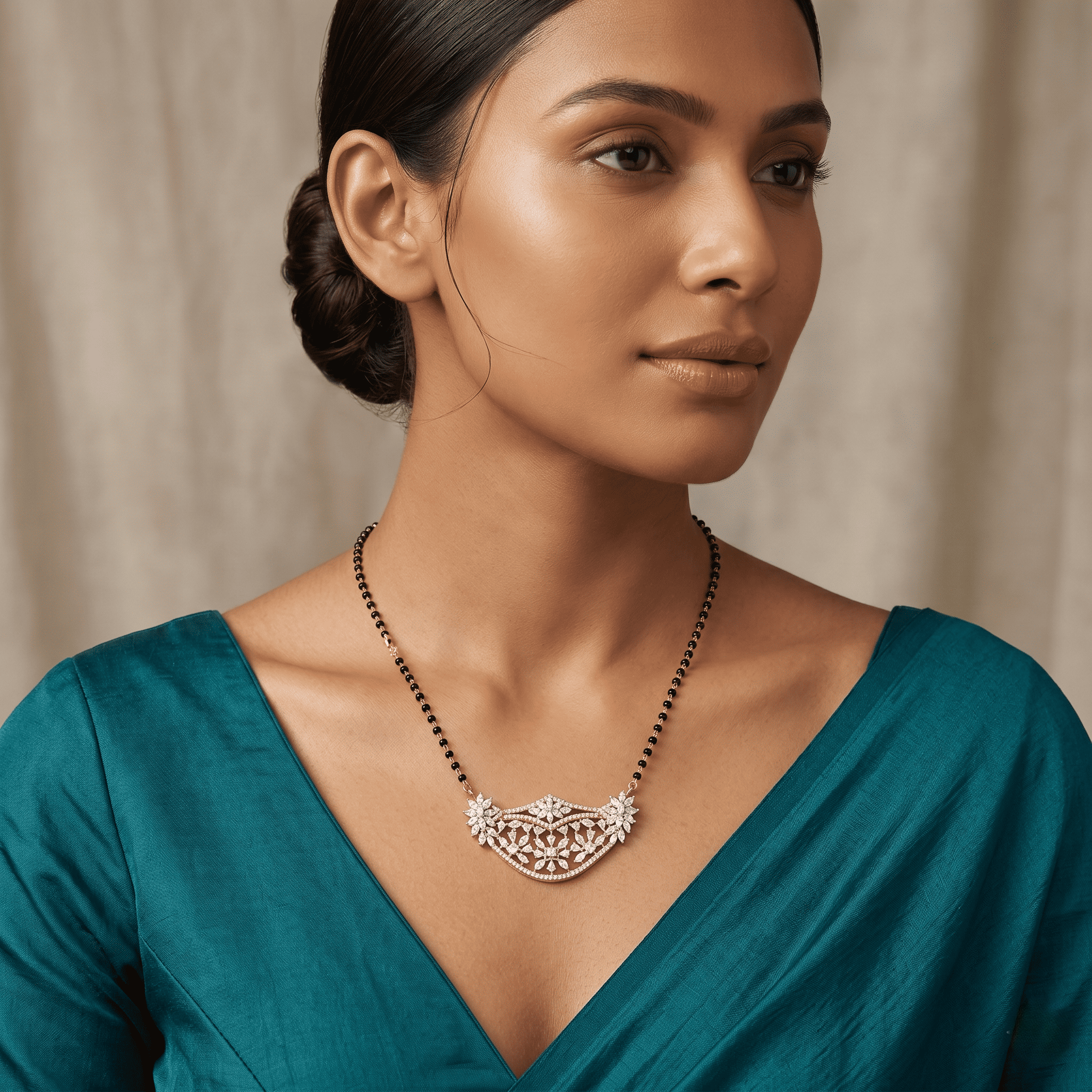 Gold D Pendant