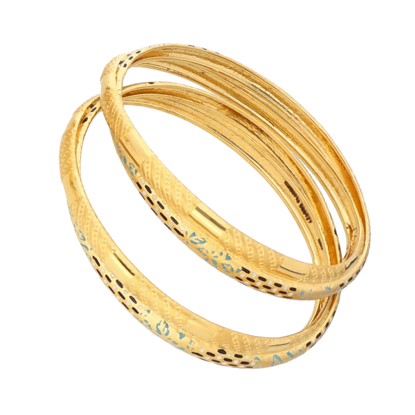Gold bangle 