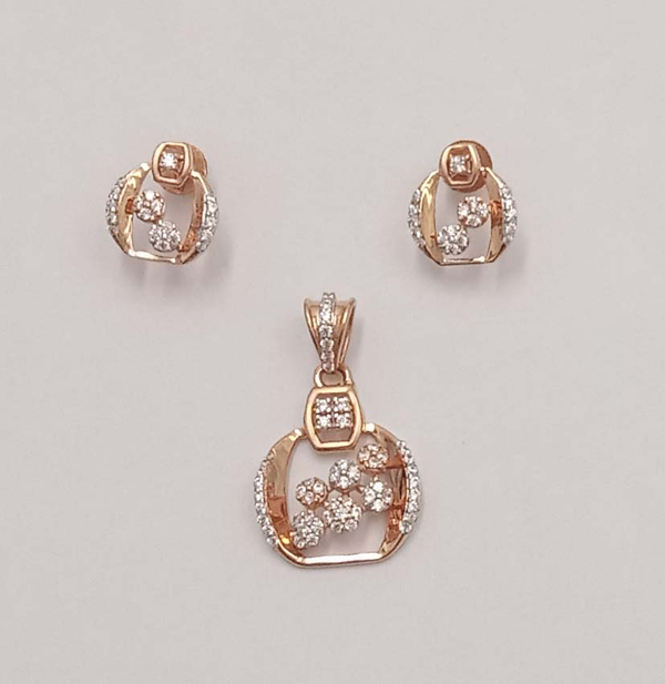 Rose Gold Pendant Set