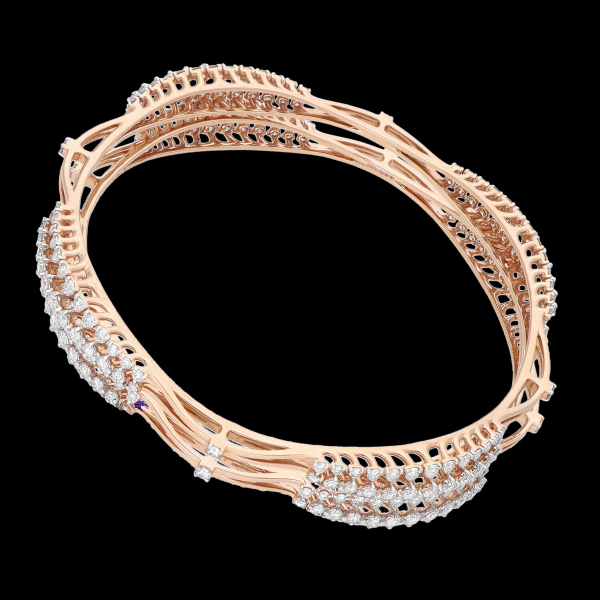 Gold D Bangle