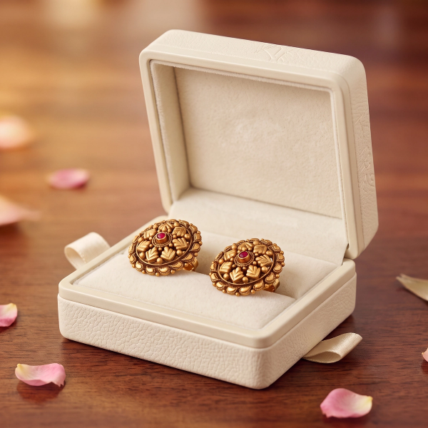 Antique Gold Earrings