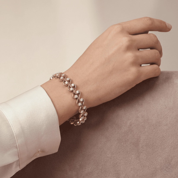 Gold D Bangle
