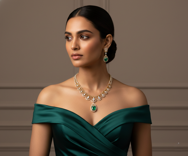 Gold D Necklace