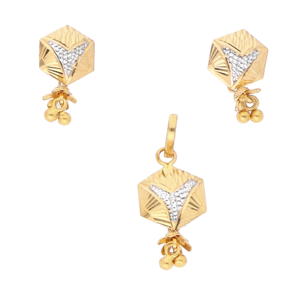 Rodium Pendant Set 
