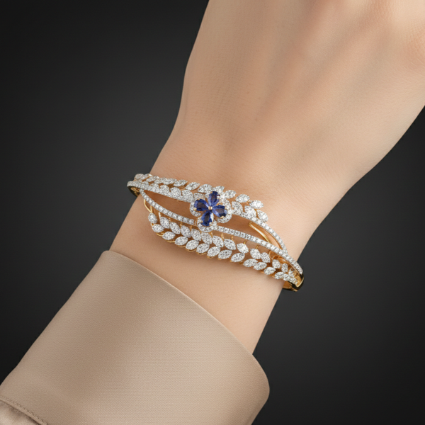 Gold D Bracelet