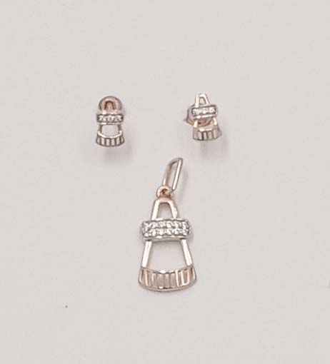 Rose Gold Pendant Set