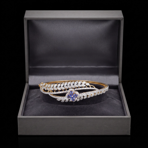 Gold D Bracelet