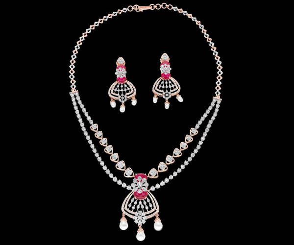 Gold D Necklace