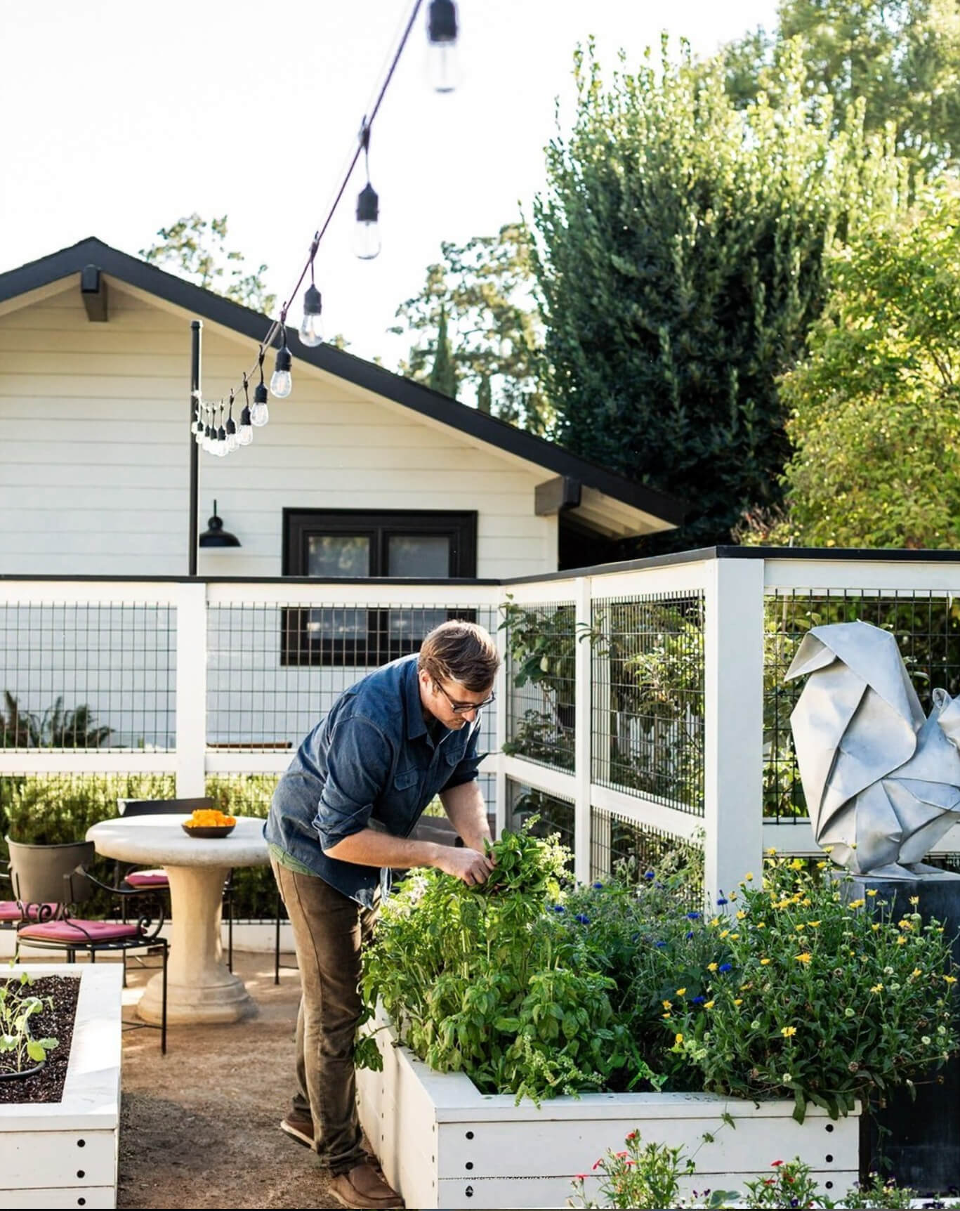 The culinary garden at MacArthur Place Hotel & Spa, a luxury boutique hotel in Sonoma, California, where fresh herbs and produce connect the guest experience to Sonoma’s agricultural landscape and farm-to-table culture. Love & War developed the brand strategy, visual identity and guest experience for MacArthur Place, positioning the historic Sonoma hotel around natural luxury, wellness, local experiences and an authentic connection to Northern California Wine Country.