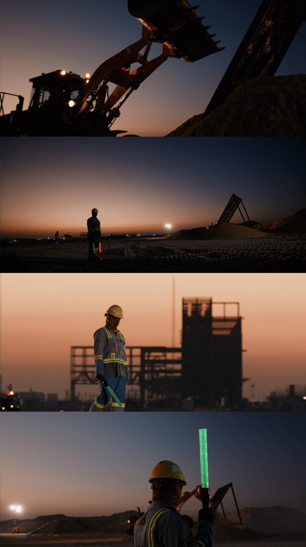 WakeCap brand film showing its technology across active construction sites, created as part of the Love & War rebrand.