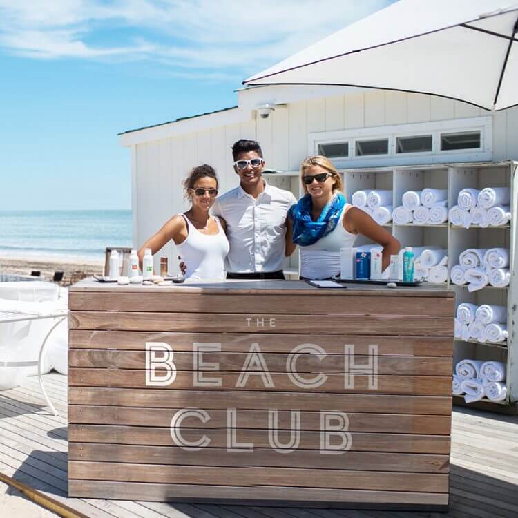 The Beach Club at Gurney’s Montauk, part of the Hamptons resort rebrand and experience by Love & War.