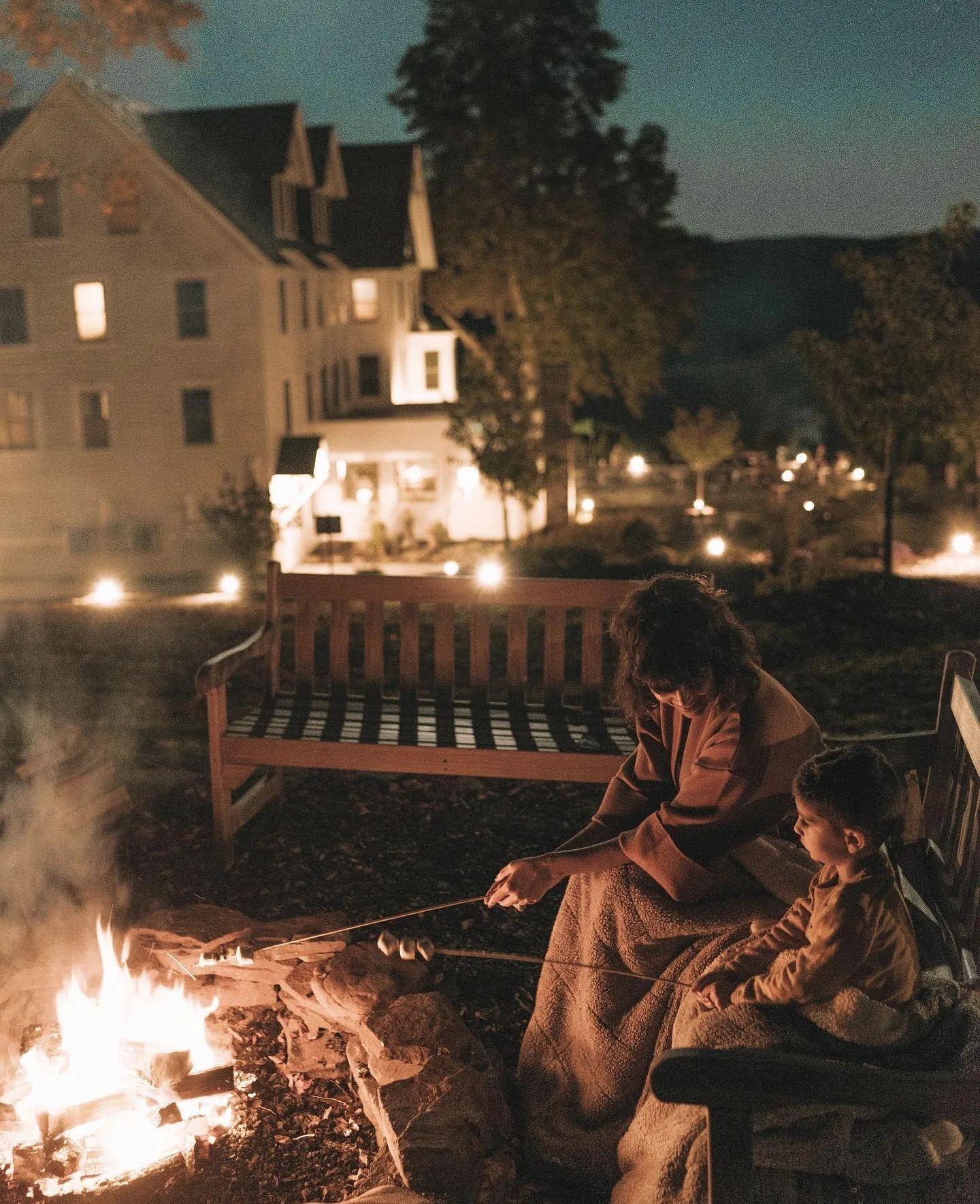 Kenoza Hall firepit