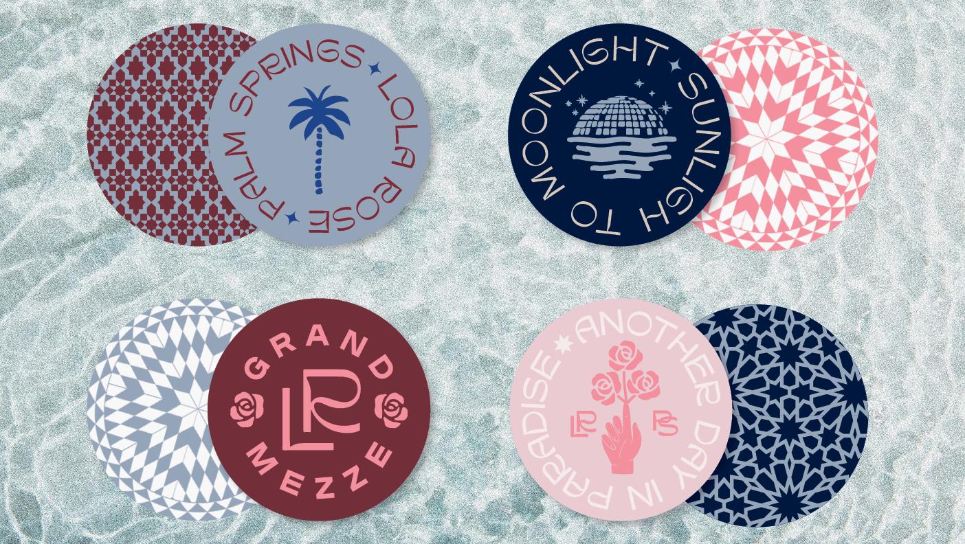 Lola Rose coasters