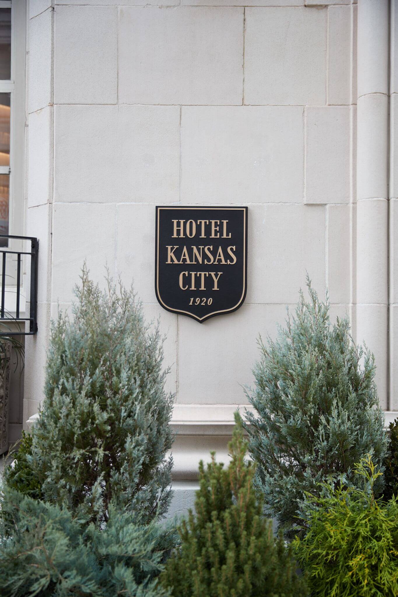 Door plaque Hotel Kansas City