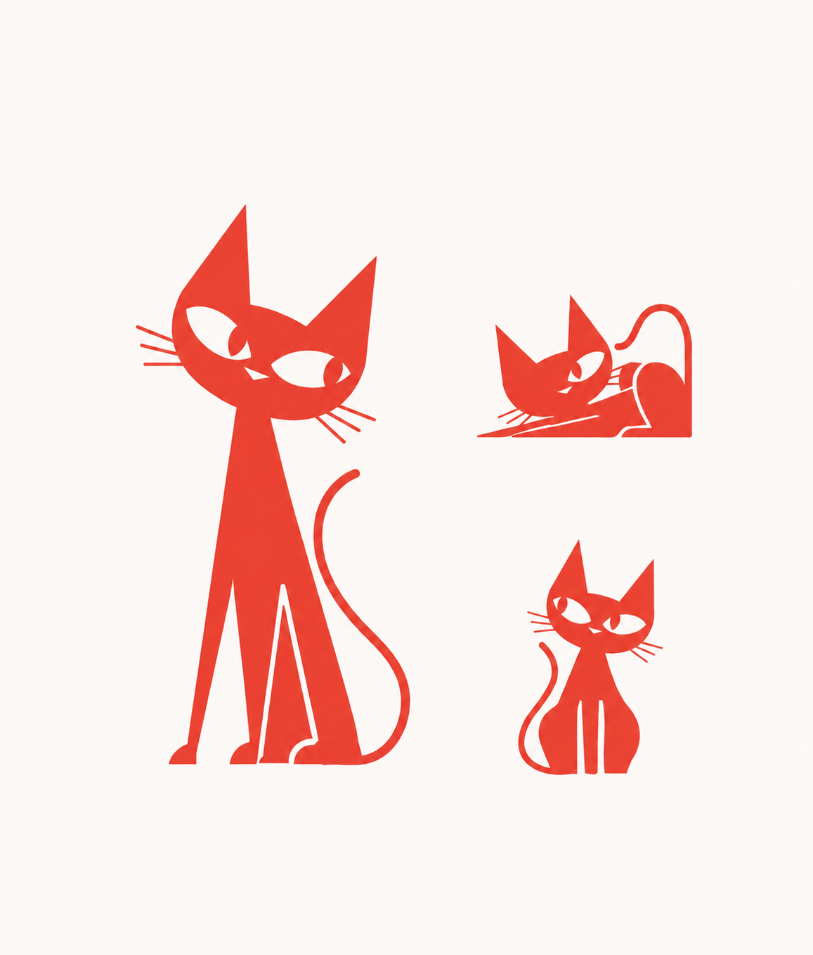 Custom cat mascot illustrations created for Little Fino, the all-day Italian café and bar at The William Vale in Williamsburg, Brooklyn. Developed by Love & War as part of the Little Fino visual identity, the playful red cat appears in multiple poses and extends the brand across menus, packaging, signage, merchandise, coasters and other guest touchpoints, bringing a distinctive character to Little Fino’s contemporary take on Italian café culture.