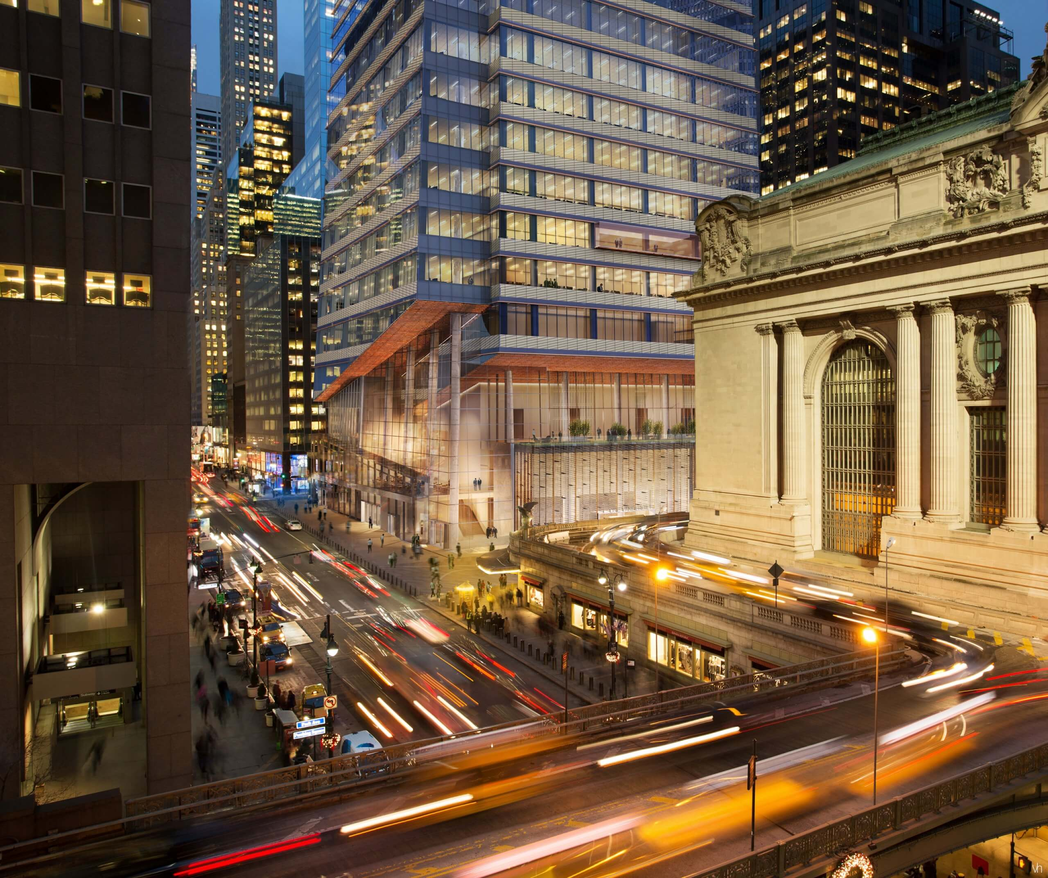 One Vanderbilt in Midtown Manhattan, home to Le Pavillon, Daniel Boulud’s flagship restaurant and a branding project by Love & War.