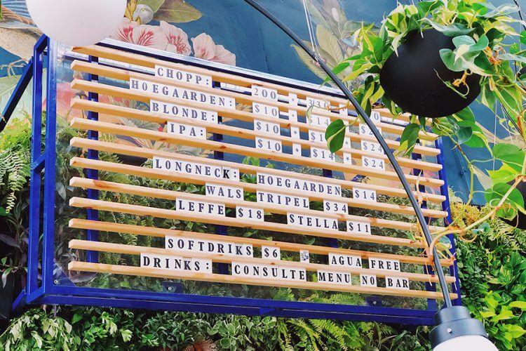 Hoegaarden Greenhouse Signage