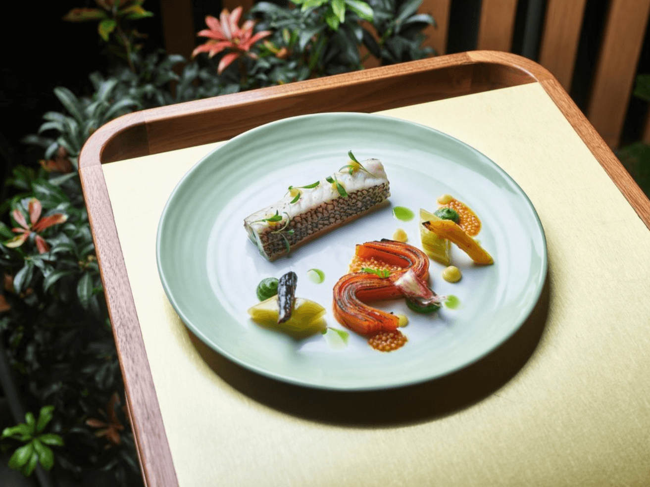 Le Pavillon food presentation