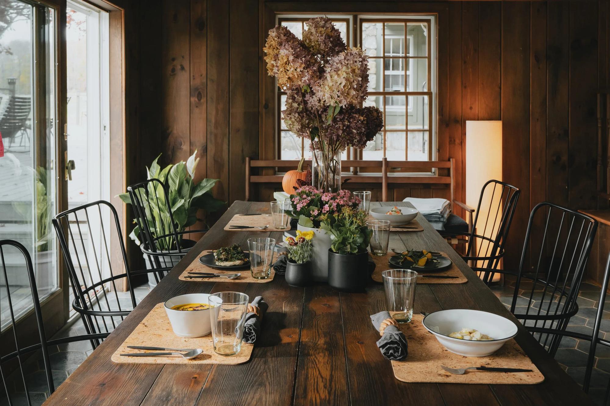 Dining at Bittersweet, the restaurant at Hemlock Neversink, a Catskills wellness retreat branded by Love & War.