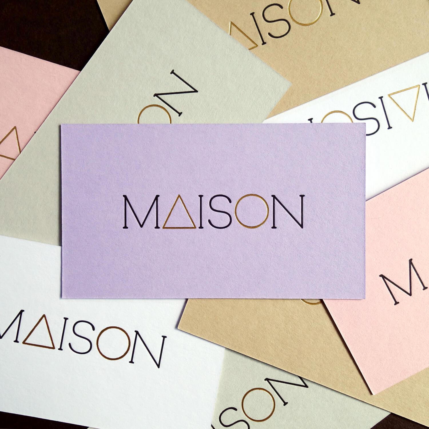 Maison cards