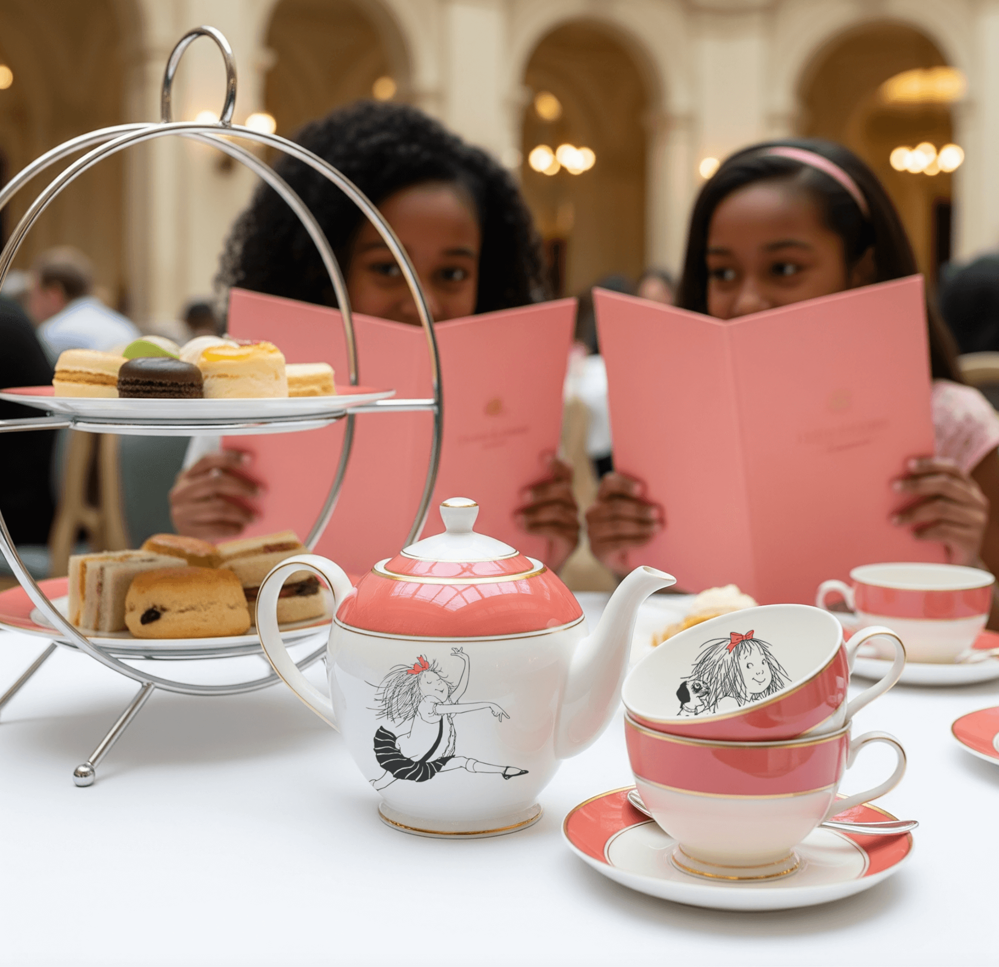 Eloise teaset at The Palmcourt