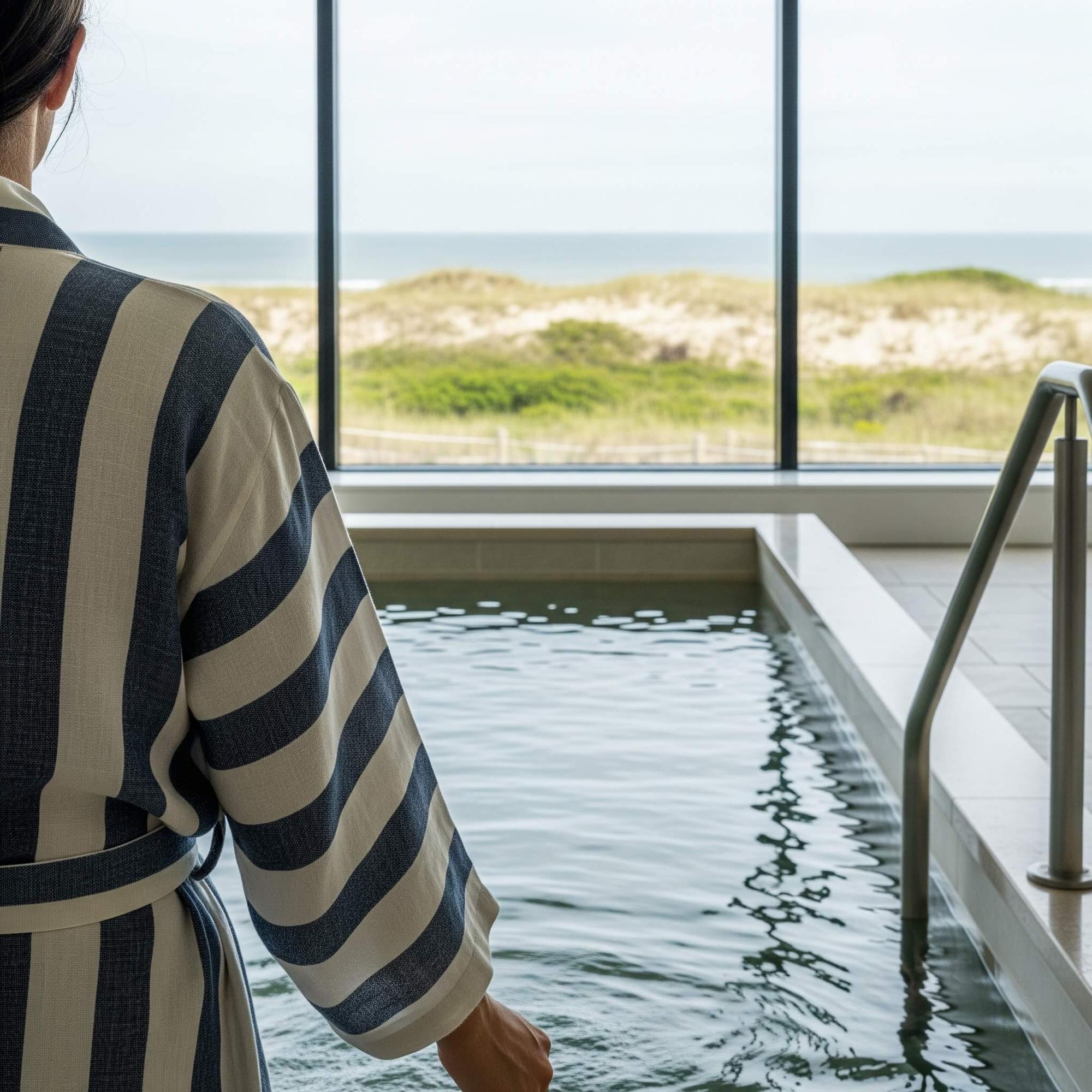 Seawater therapy at Gurney’s Montauk Spa, part of the Hamptons resort experience rebranded by Love & War.