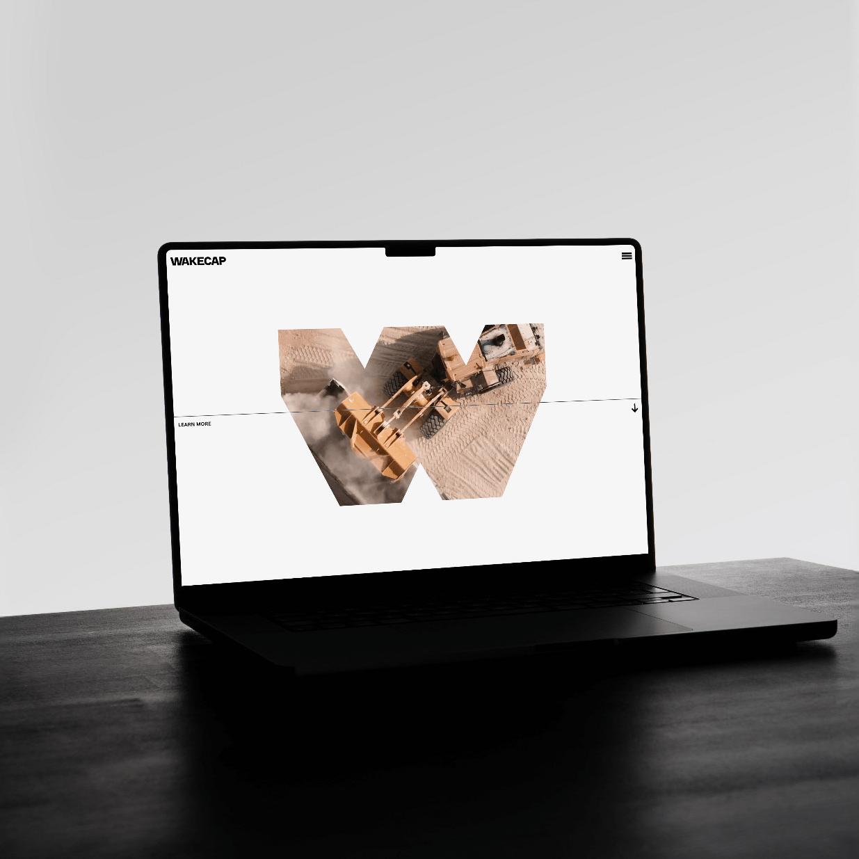 WakeCap website communicating its AI-powered construction technology, designed and branded by Love & War.