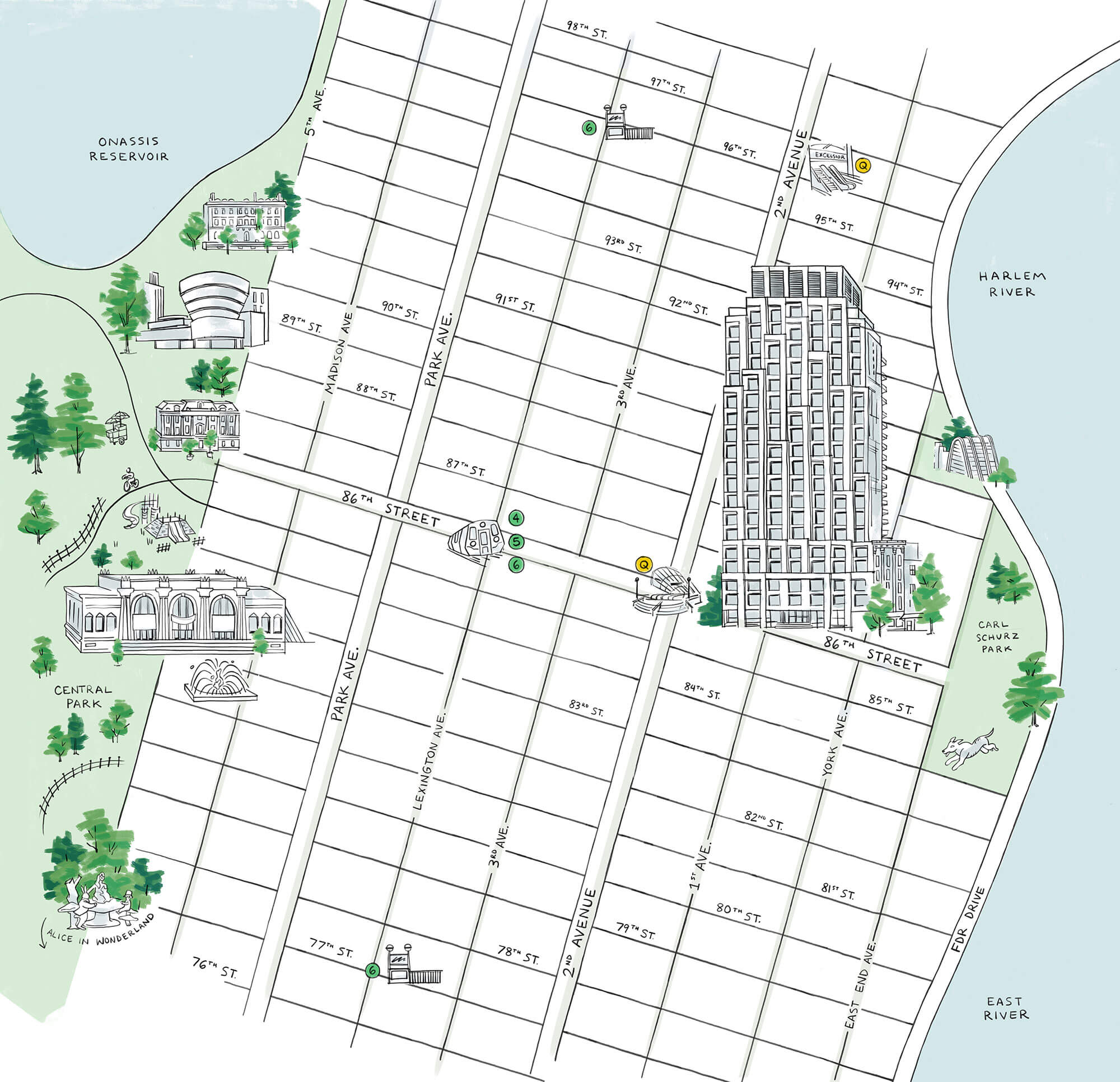 Map for The Harper