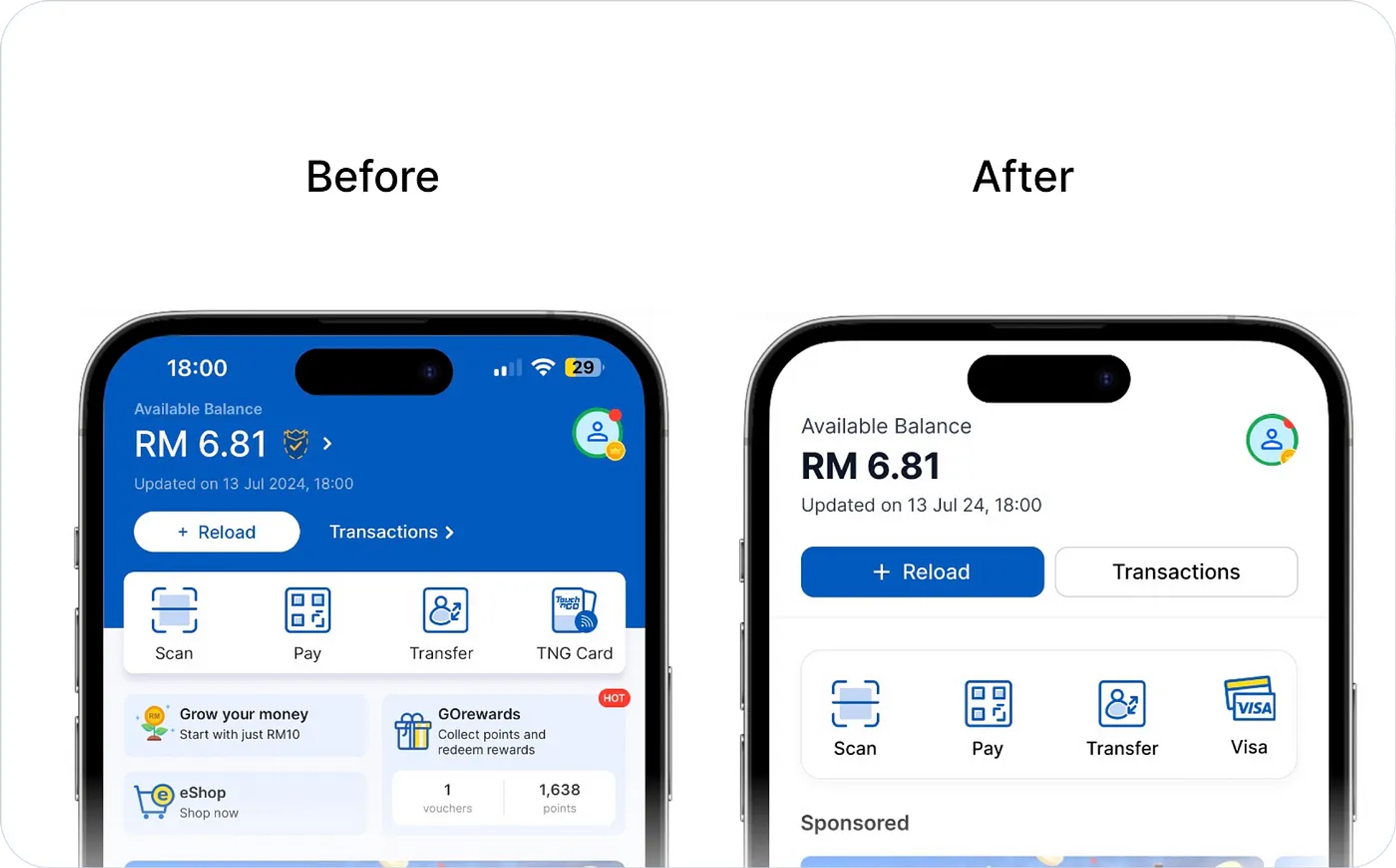 Improvising One of Malaysia’s Leading E-Wallet Providers (UI/UX Case Studies Part 1)