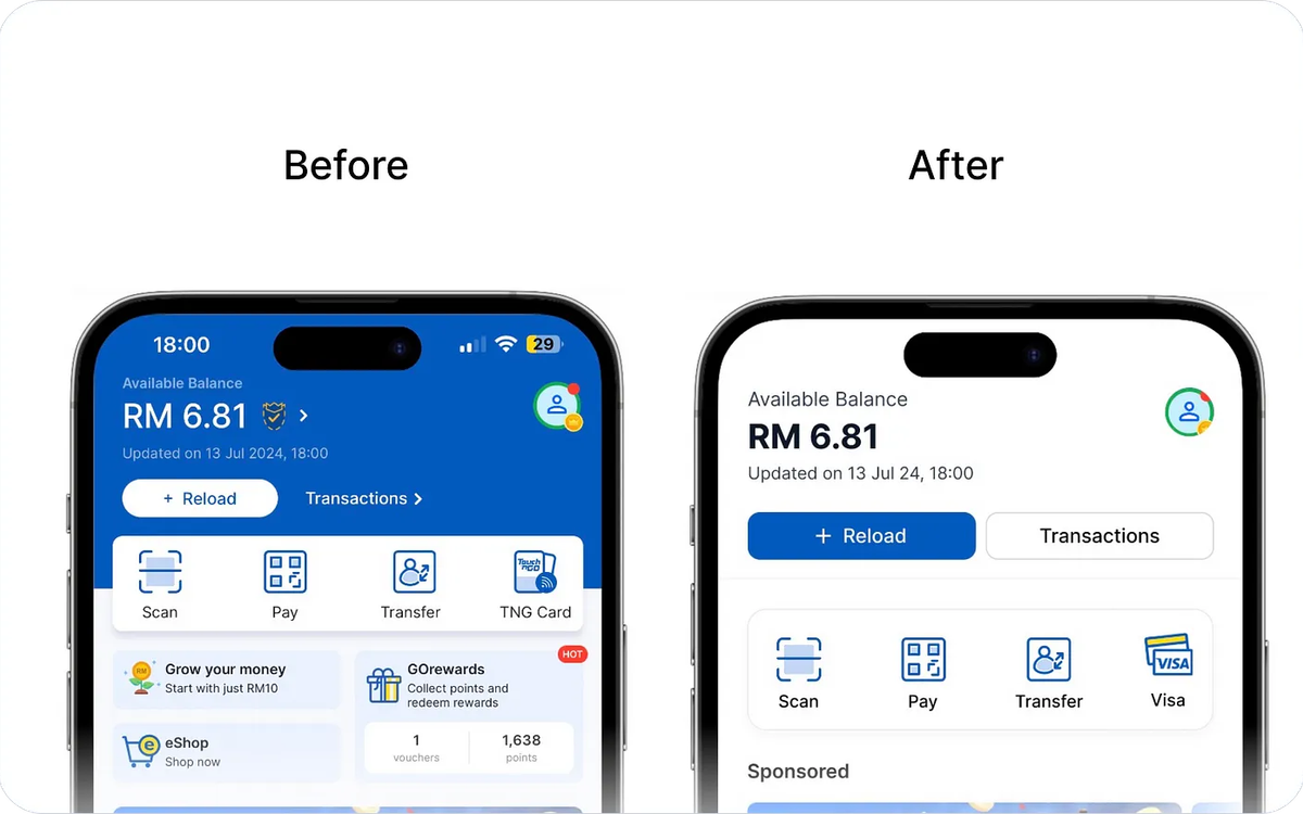 Improvising One of Malaysia’s Leading E-Wallet Providers (UI/UX Case Studies Part 1)