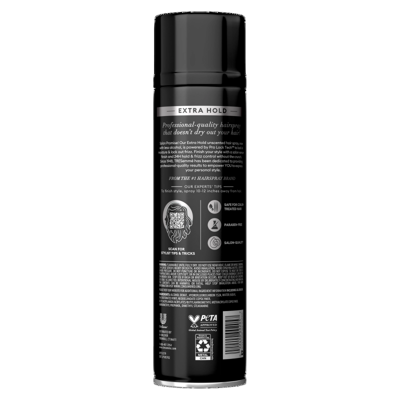 TRES Extra Hold Unscented Hair Spray for Frizz Control | TRESemmé US