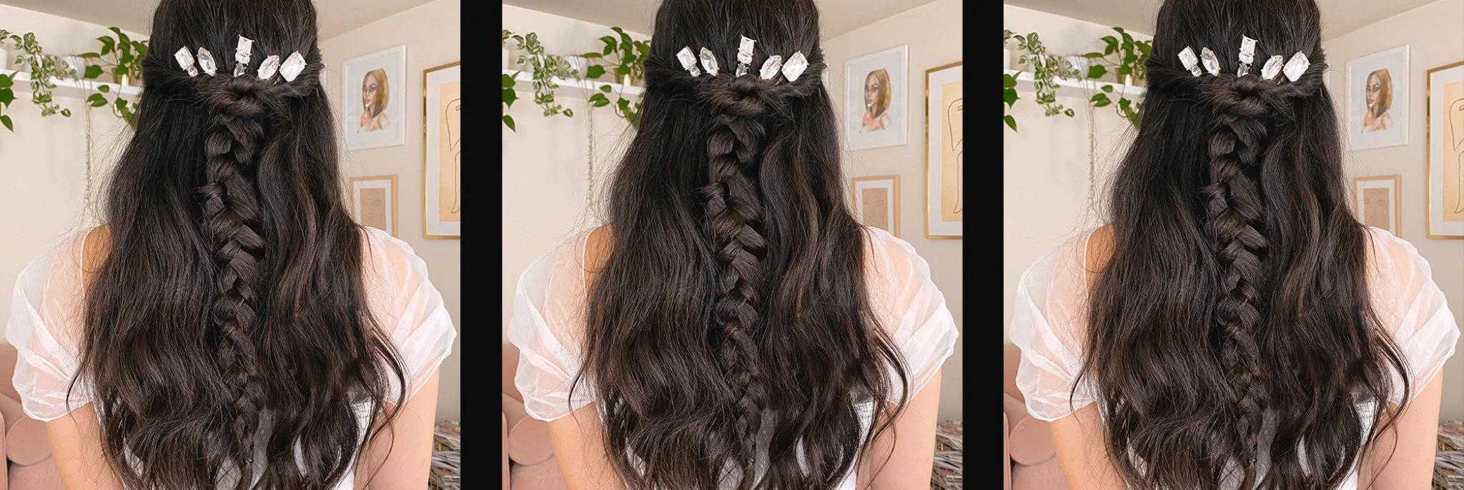 How-To: Romantic Half Up Braided Hairstyle | TRESemmé US