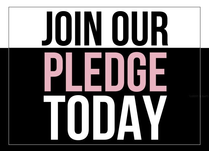 Join our pledge today!