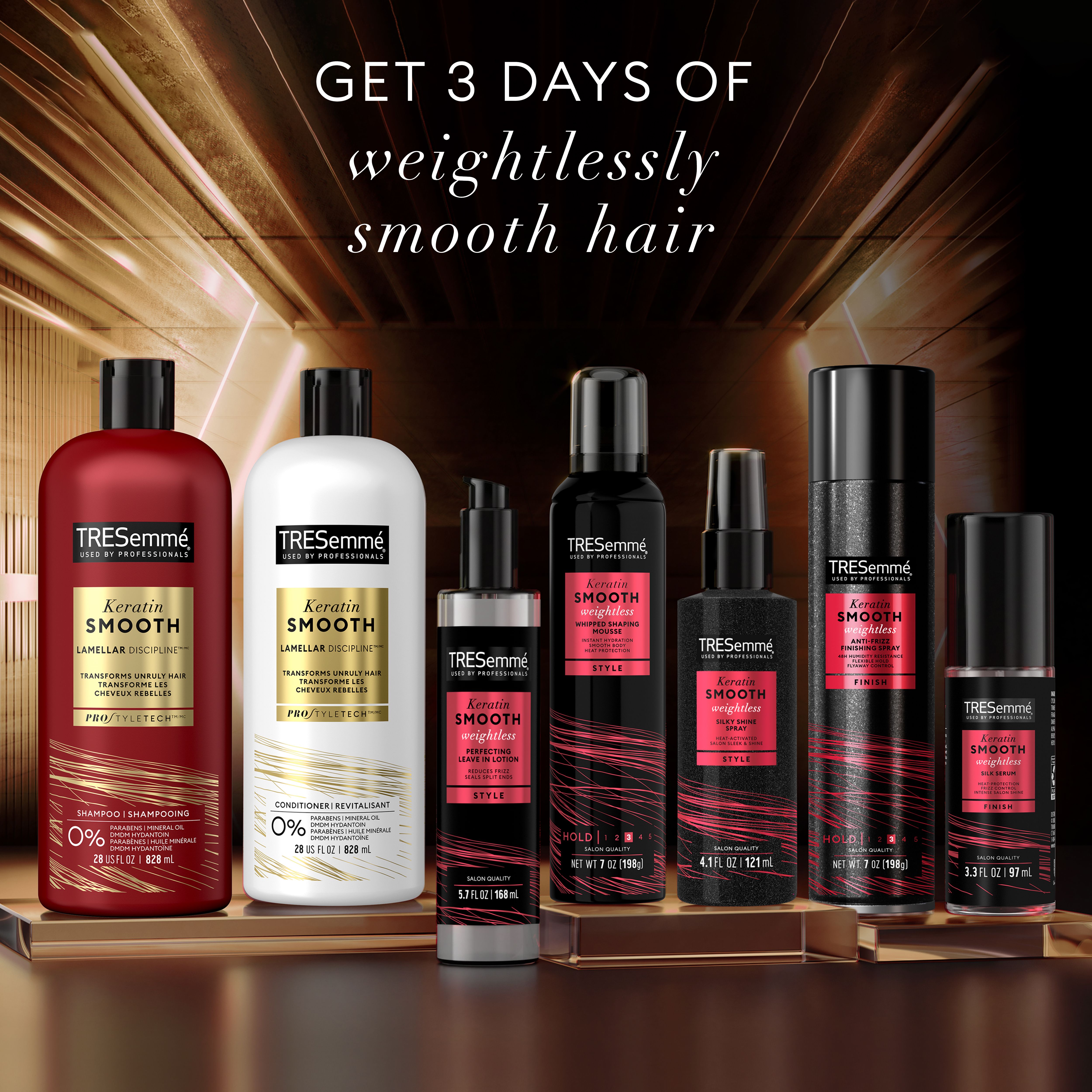 Tresemme shampoo offer free hair straightener and outlet curler