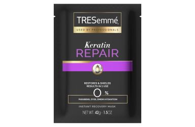 A 1.5oz bottle of TRESemmé Repair & Protect 7 Mask Sachet front of pack image