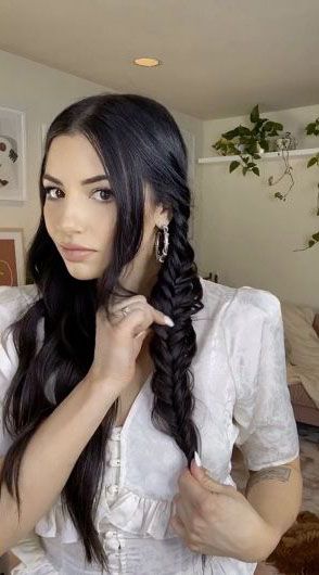 Fancy Palm Tree Bubble Braids Half-Up Hairstyle - DIY & Crafts
