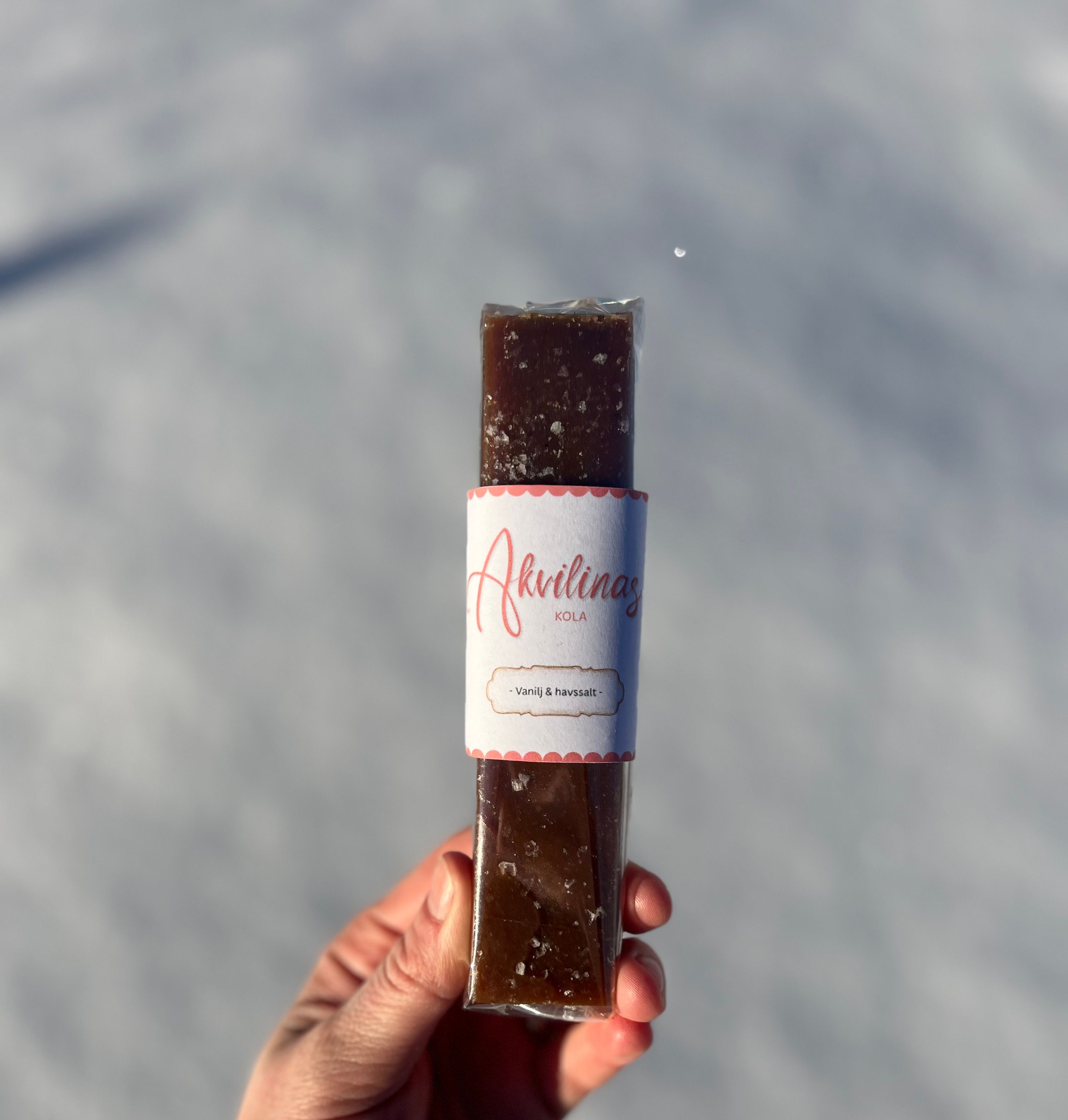 Gräddkola med smak av vanilj & havssalt